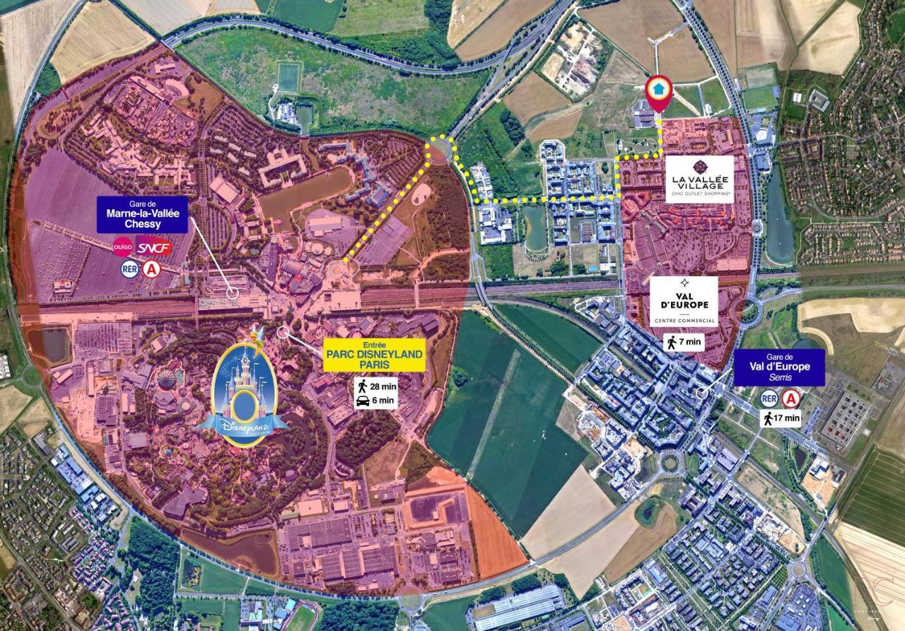 *Disneyland/Serris* Appartement Idealement Situe Zewnętrze zdjęcie